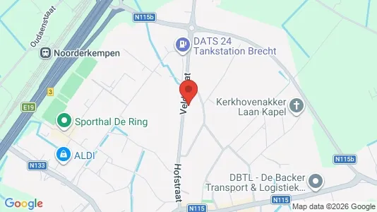 Apartments for rent i Brecht - kort over placeringen