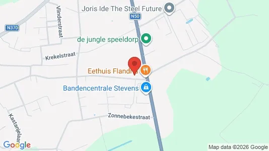 Apartments for rent i Wingene - kort over placeringen