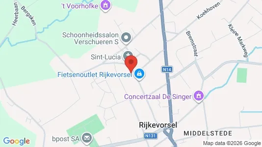 Apartments for rent i Rijkevorsel - kort over placeringen
