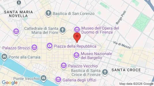 Apartments for rent i Florence - kort over placeringen