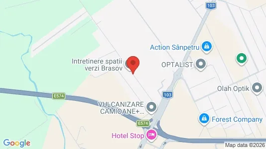 Apartments for rent i Sânpetru - kort over placeringen