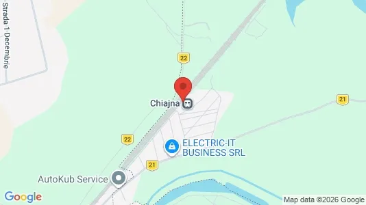 Apartments for rent i Chiajna - kort over placeringen