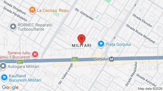 Apartments for rent i Bucharest - Sectorul 6 - kort over placeringen