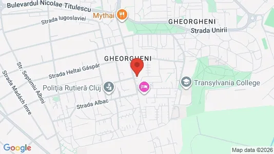 Apartments for rent i Cluj-Napoca - kort over placeringen