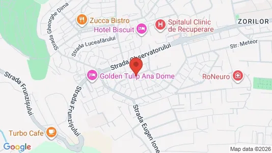 Apartments for rent i Cluj-Napoca - kort over placeringen