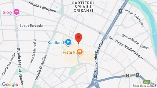 Apartments for rent i Oradea - kort over placeringen