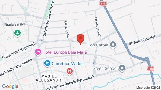 Apartments for rent i Baia Mare - kort over placeringen