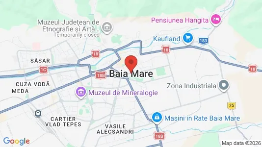 Apartments for rent i Baia Mare - kort over placeringen