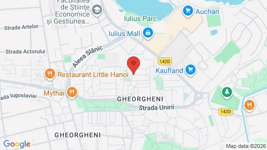 Apartments for rent i Cluj-Napoca - kort over placeringen