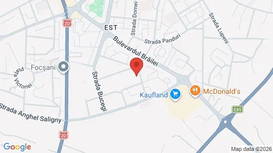 Apartments for rent i Focşani - kort over placeringen