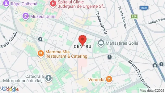 Apartments for rent i Iaşi - kort over placeringen