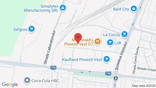 Apartments for rent i Ploieşti - kort over placeringen