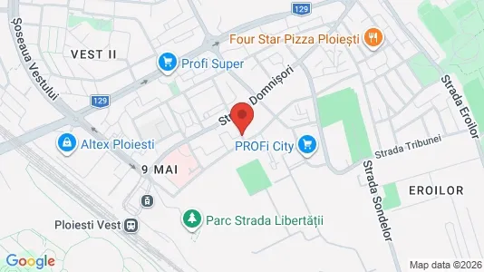 Apartments for rent i Ploieşti - kort over placeringen