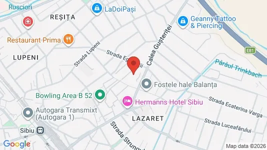 Apartments for rent i Sibiu - kort over placeringen