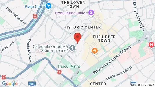 Apartments for rent i Sibiu - kort over placeringen