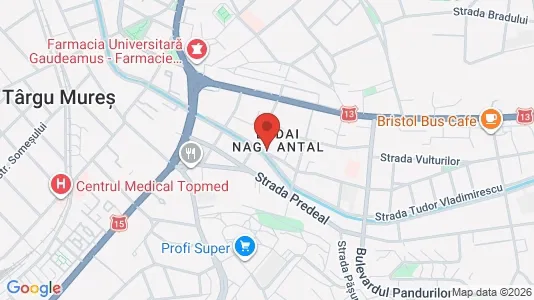 Apartments for rent i Târgu Mureş - kort over placeringen