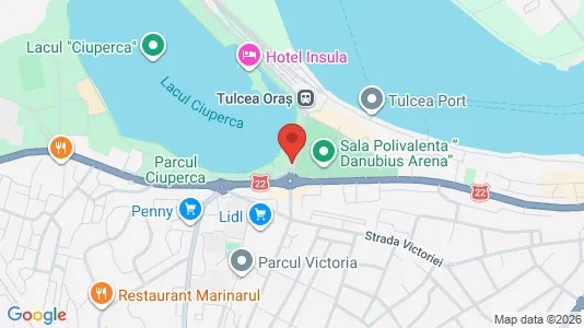Apartments for rent i Tulcea - kort over placeringen