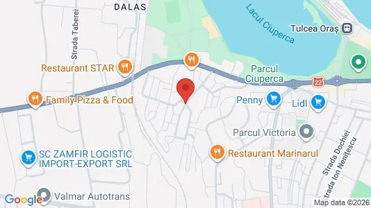 Apartments for rent i Tulcea - kort over placeringen