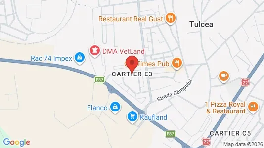 Apartments for rent i Tulcea - kort over placeringen