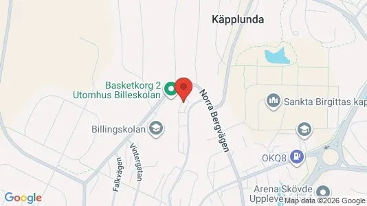 Apartments for rent i Skövde - kort over placeringen