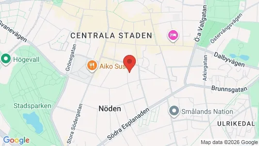 Apartments for rent i Lund - kort over placeringen