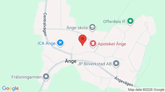 Apartments for rent i Ånge - kort over placeringen
