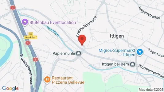 Apartments for rent i Bern-Mittelland - kort over placeringen