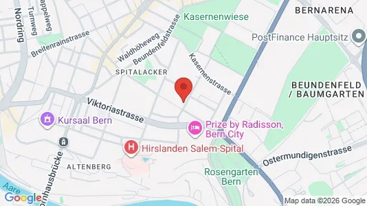Apartments for rent i Bern-Mittelland - kort over placeringen