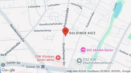 Apartments for rent i Berlin Mitte - kort over placeringen