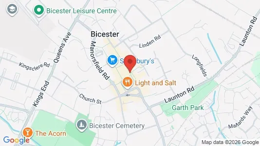 Apartments for rent i Bicester - Oxfordshire - kort over placeringen