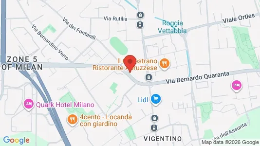 Apartments for rent i Milano Zona 5 - Vigentino, Chiaravalle, Gratosoglio - kort over placeringen