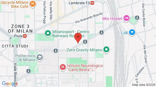 Apartments for rent i Milano Zona 3 - Porta Venezia, Città Studi, Lambrate - kort over placeringen