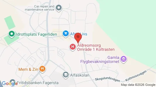 Apartments for rent i Fagersta - kort over placeringen