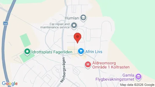 Apartments for rent i Fagersta - kort over placeringen