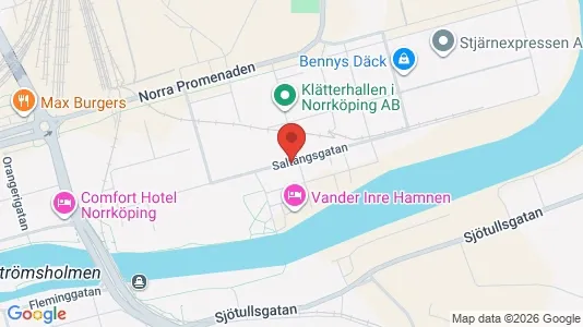 Apartments for rent i Norrköping - kort over placeringen