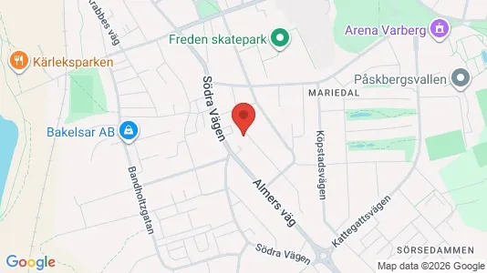 Apartments for rent i Varberg - kort over placeringen
