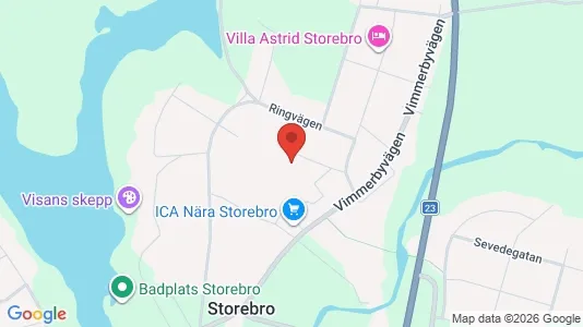 Apartments for rent i Vimmerby - kort over placeringen