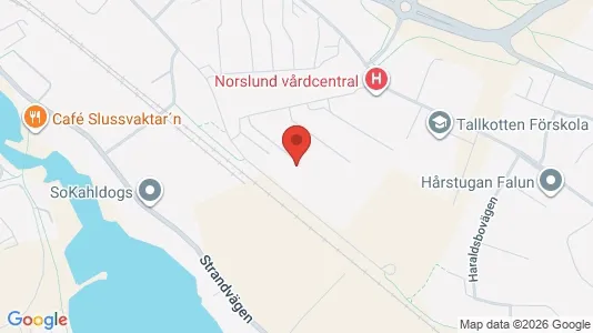Apartments for rent i Falun - kort over placeringen