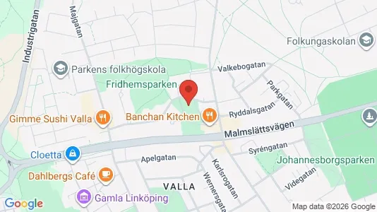 Apartments for rent i Linköping - kort over placeringen