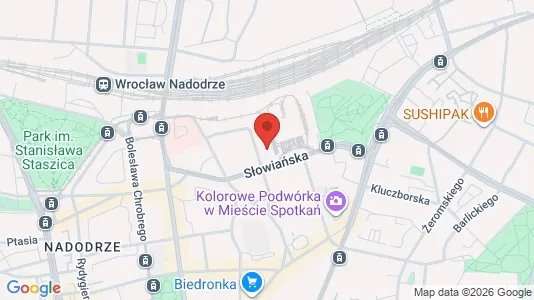 Apartments for rent i Wrocław - kort over placeringen