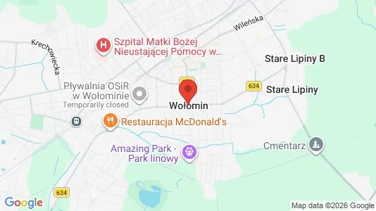 Apartments for rent i Wołomiński - kort over placeringen