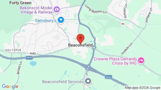 Houses for rent i Beaconsfield - Buckinghamshire - kort over placeringen