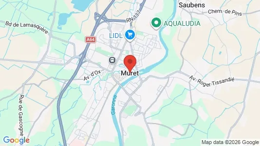 Apartments for rent i Muret - kort over placeringen