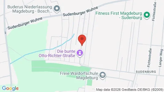 Apartments for rent i Magdeburg - kort over placeringen