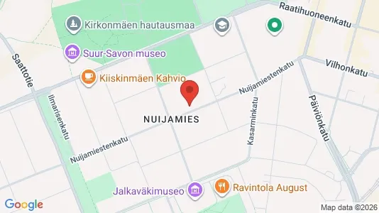 Apartments for rent i Mikkeli - kort over placeringen