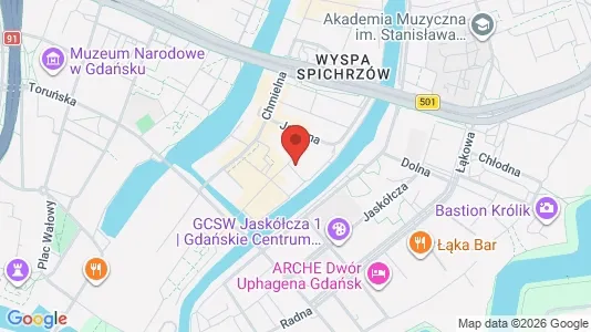 Apartments for rent i Gdańsk - kort over placeringen