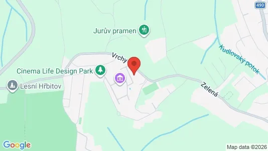 Apartments for rent i Zlín - kort over placeringen