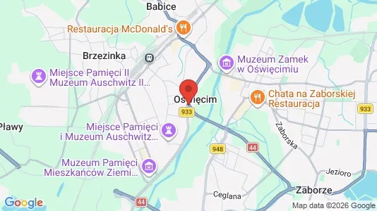 Apartments for rent i Oświęcimski - kort over placeringen