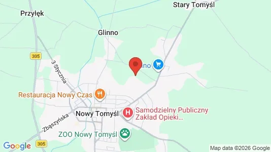 Houses for rent i Nowotomyski - kort over placeringen