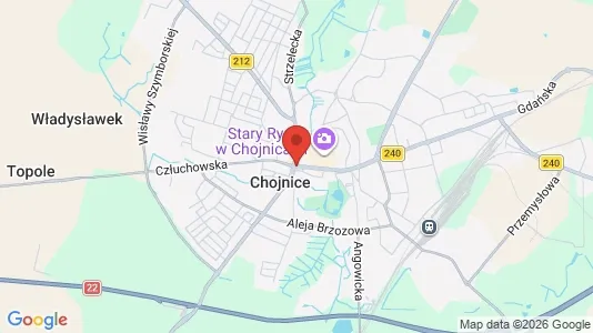 Houses for rent i Chojnicki - kort over placeringen